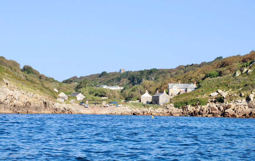 View of Penberth Cove from the sea